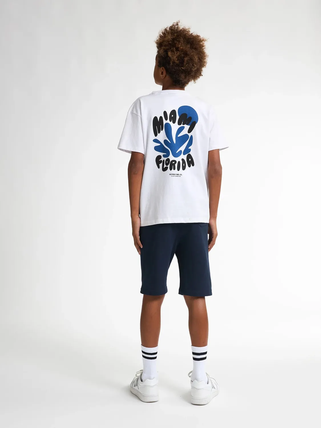 Petrol Industries Barracudaway T-shirt til drenge backprint bomuld