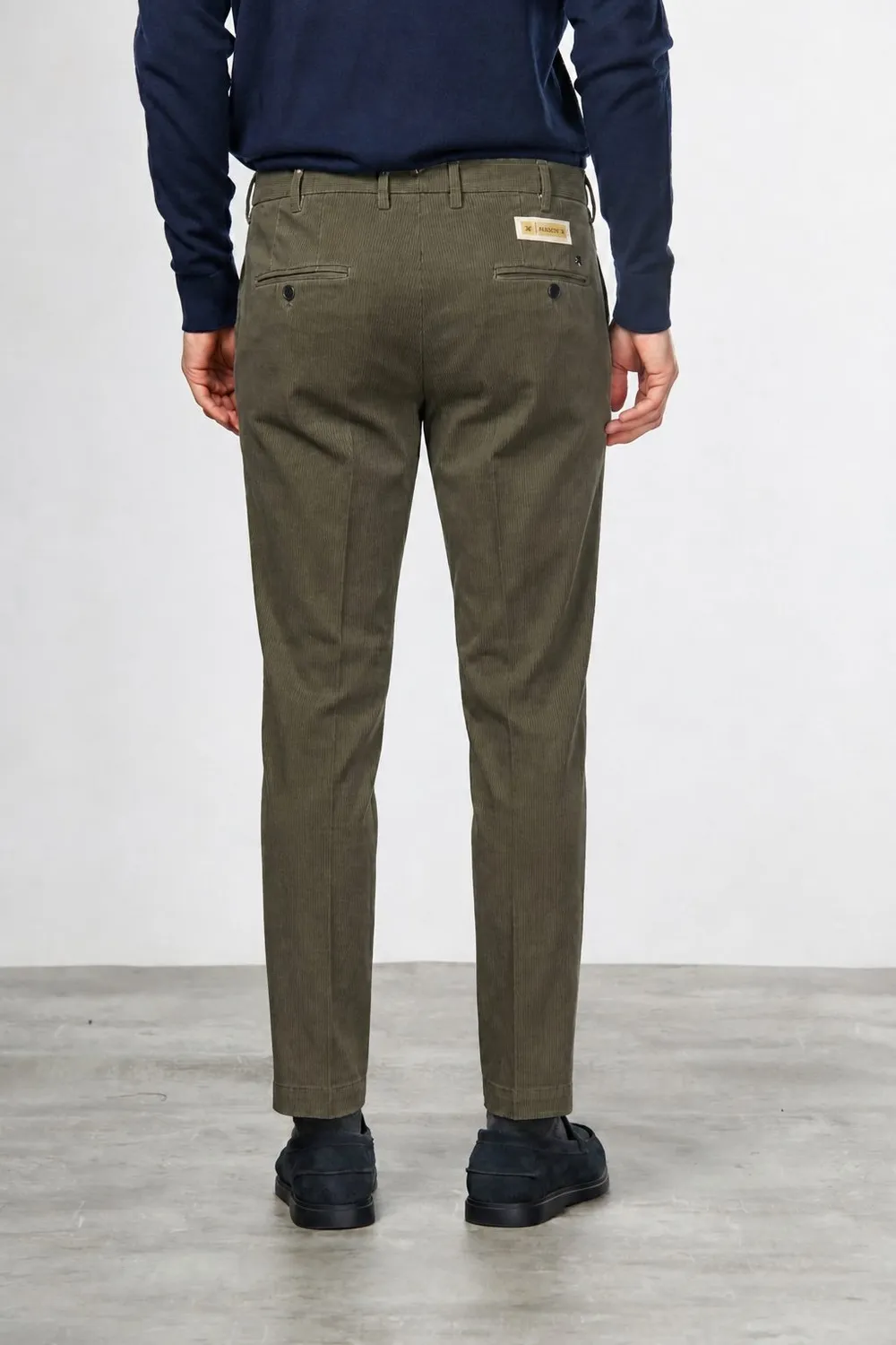 Mason's New York chinobukser mørkegrøn regular cashmere