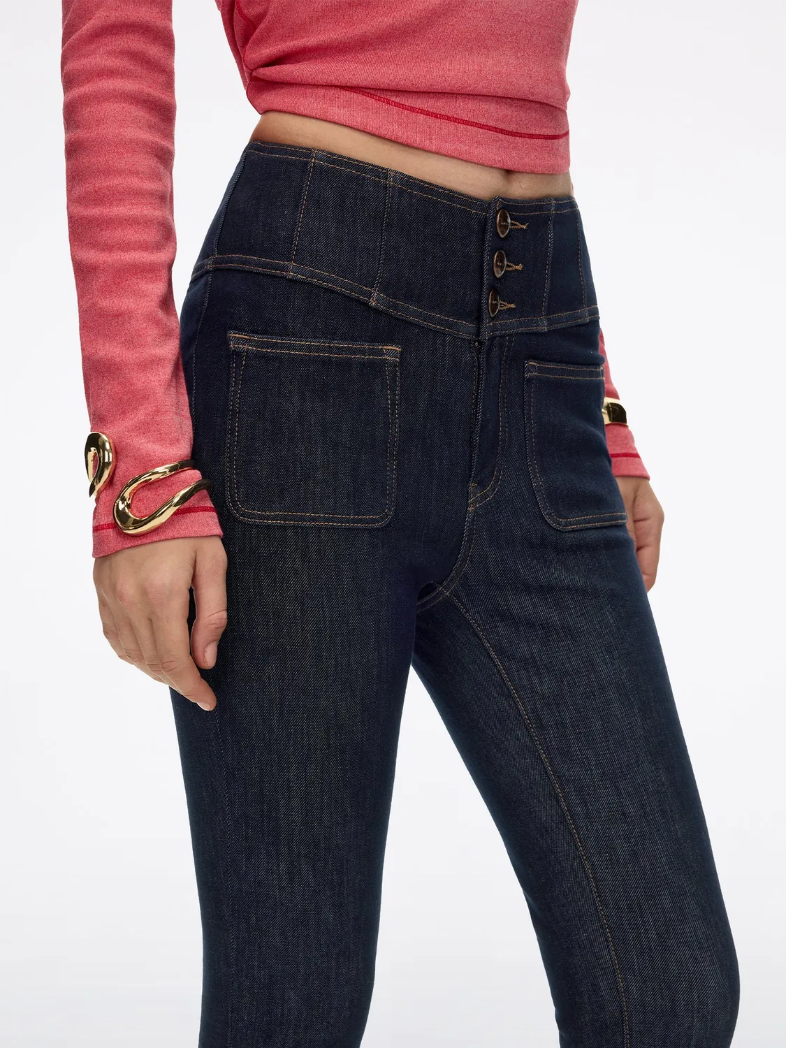 Miss Sixty Glenda Plus 5 skinny jeans mørkeblå