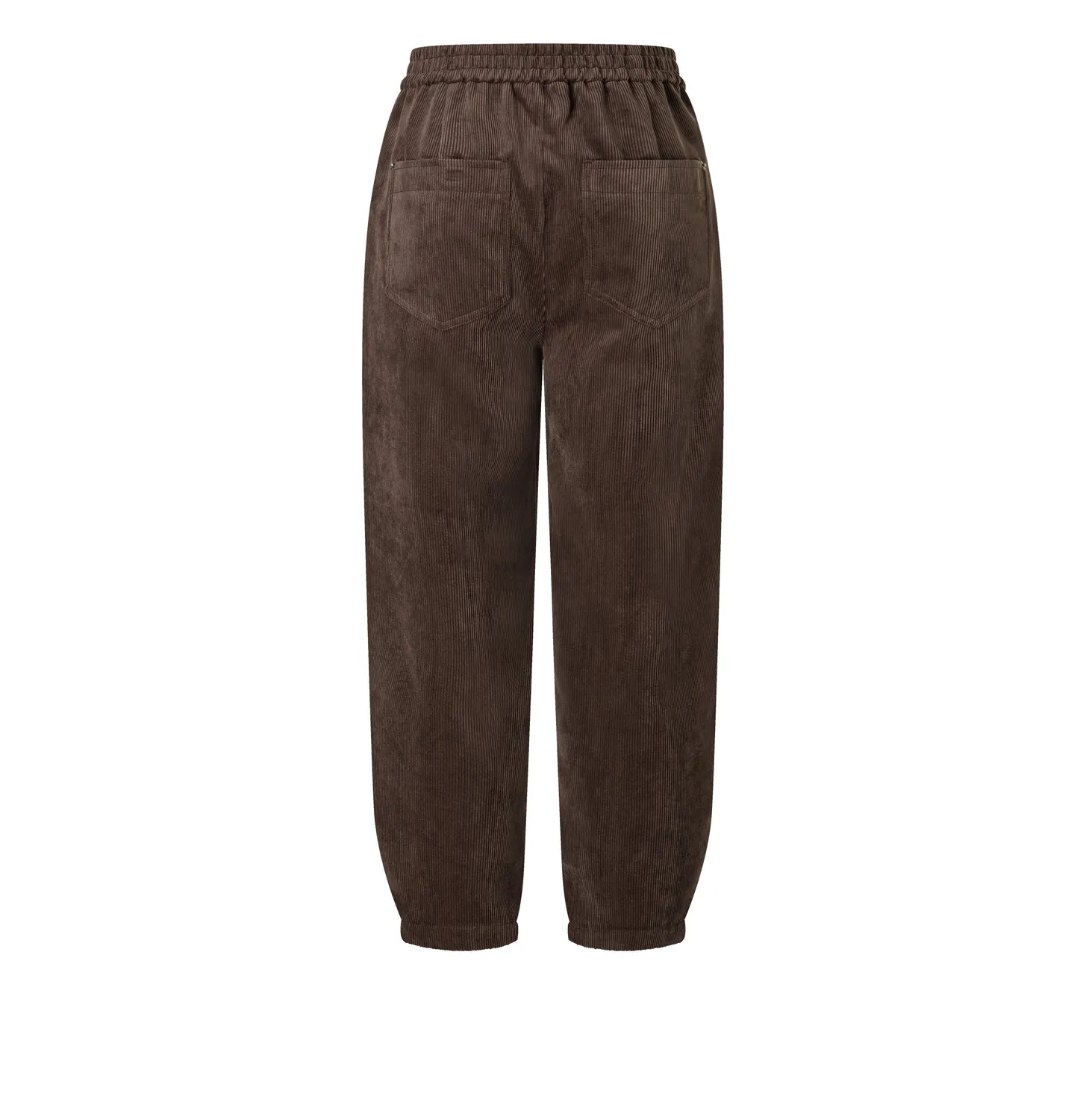 MAC Jeans Eva 2.3 tapered fløjlsbukser brun