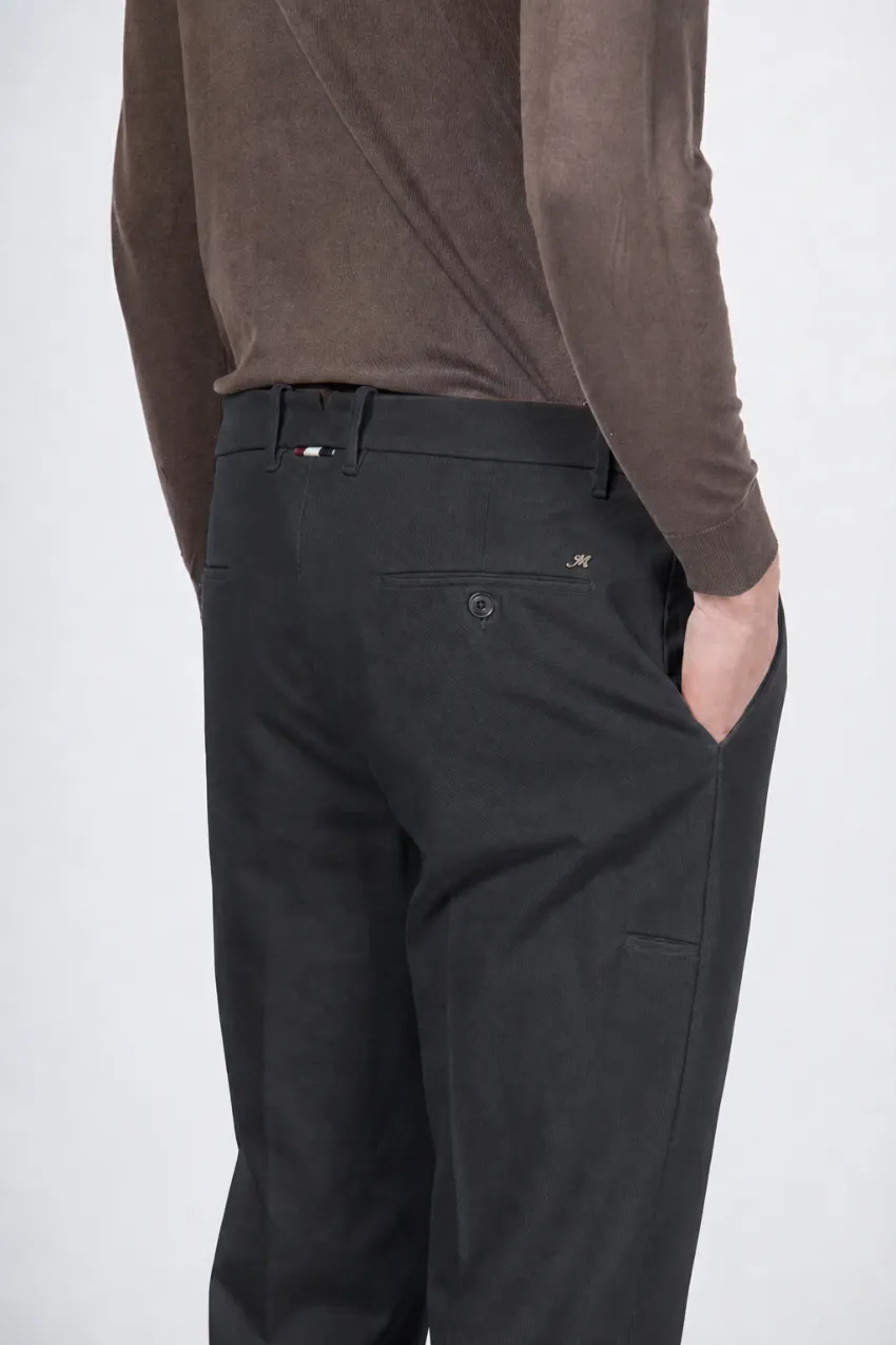 Mason's Paris chino antracit carrot fit stretch