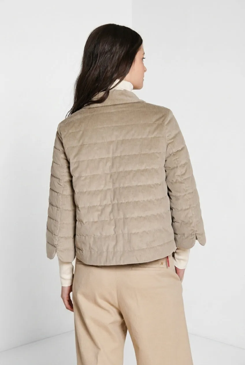Mason's Amy Jacket jakke beige fløjl