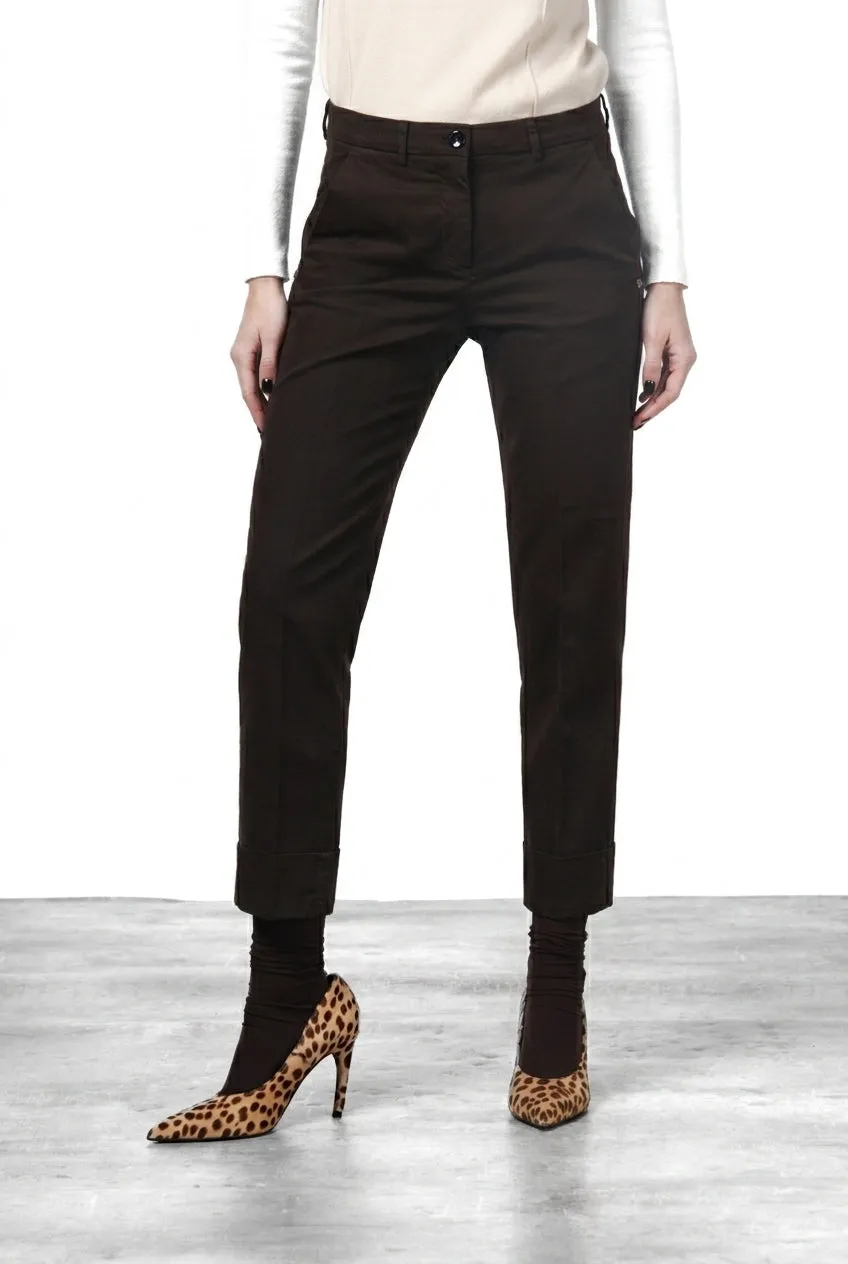 Mason's New York Carrot chino brun satin carrot