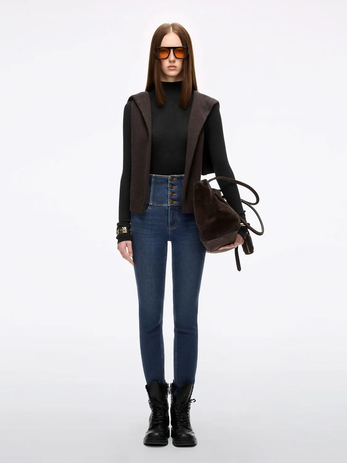 Miss Sixty Glenda skinny jeans mørkeblå varm