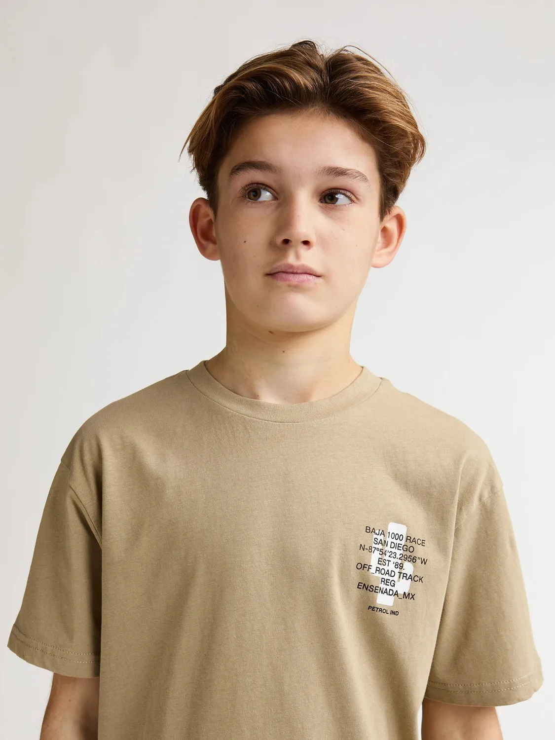 Petrol Industries Sombrero drenge t-shirt rygprint bomuld