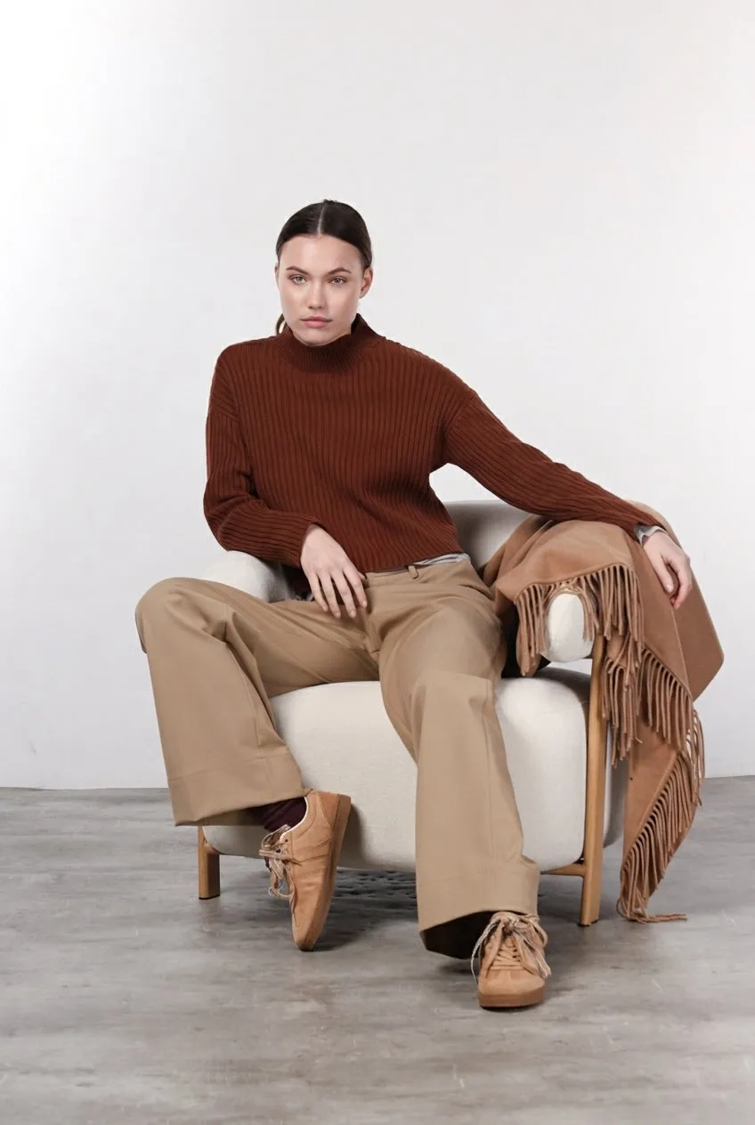 Mason's New York Studio chinos beige uld straight dame