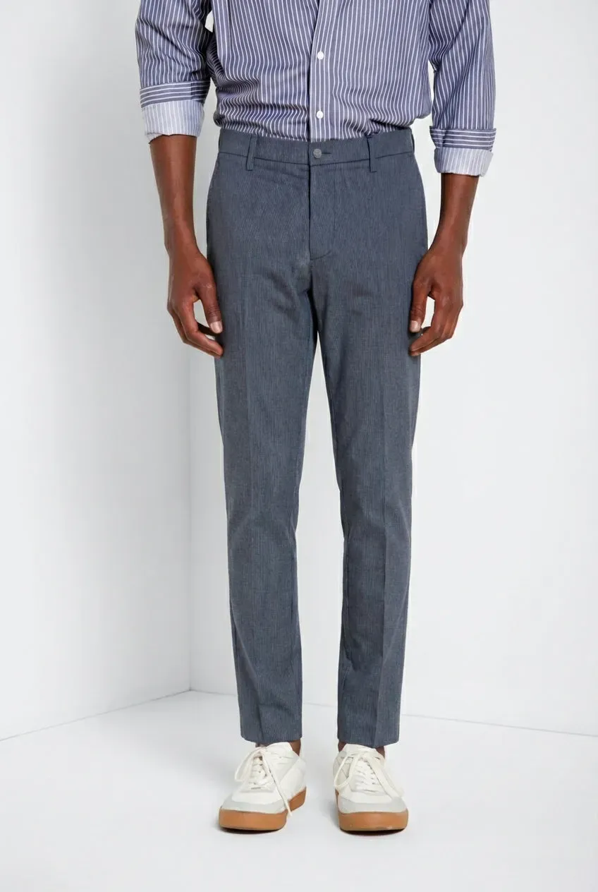 Mason's Osaka chino bukser navy nålestribet stretch