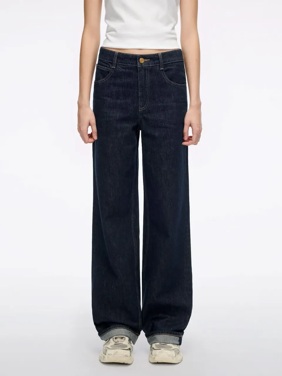 Miss Sixty Straight-Leg Straight Jeans mørkeblå 30