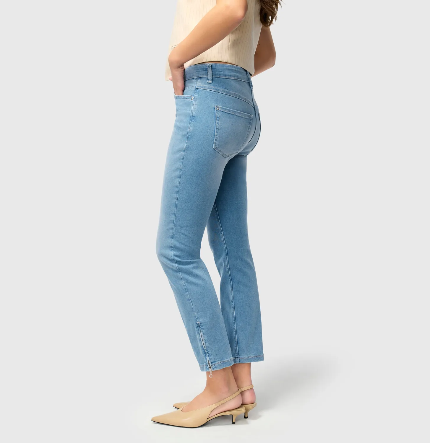MAC Dream Chic 5471 jeans mellemblå slim fit