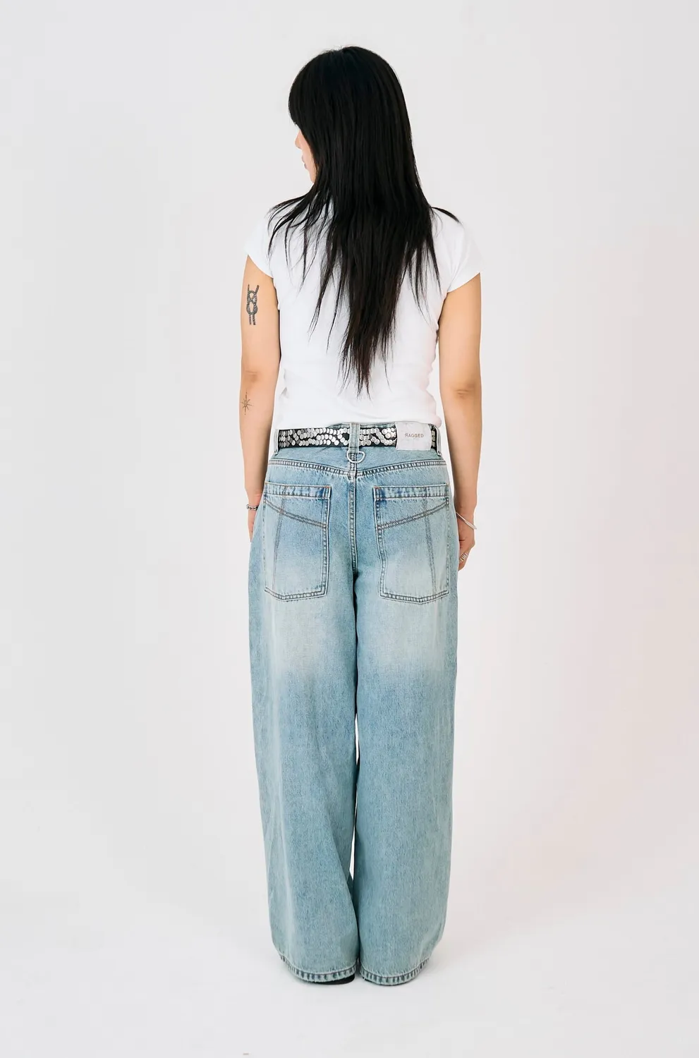 THE RAGGED PRIEST Slim Sweeper jeans lys vask rigid