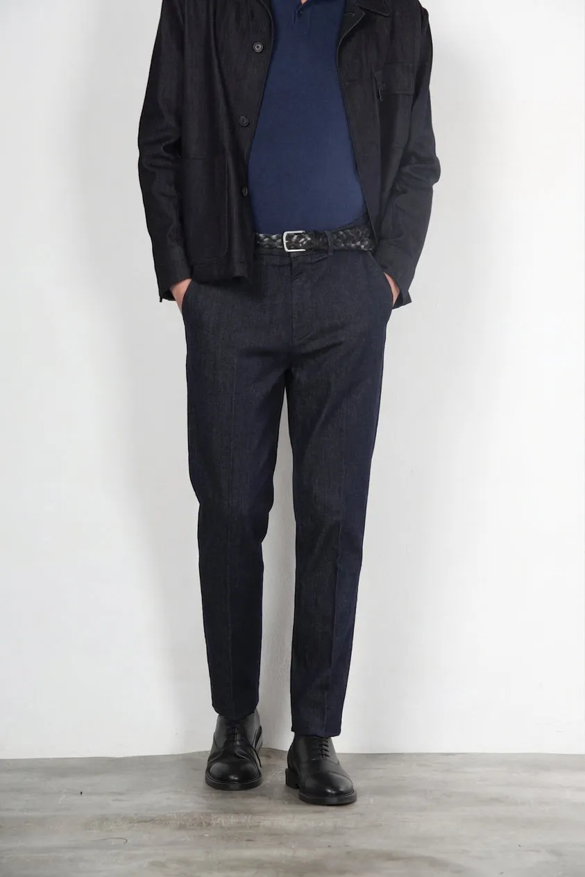 Mason's Il Chinos chinos navy relaxed stretchdenim