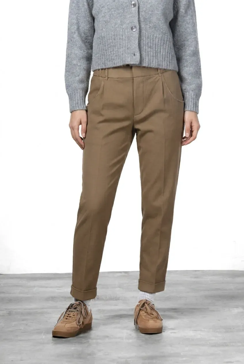 Mason's New York Jogger chino bukser beige relaxed dame