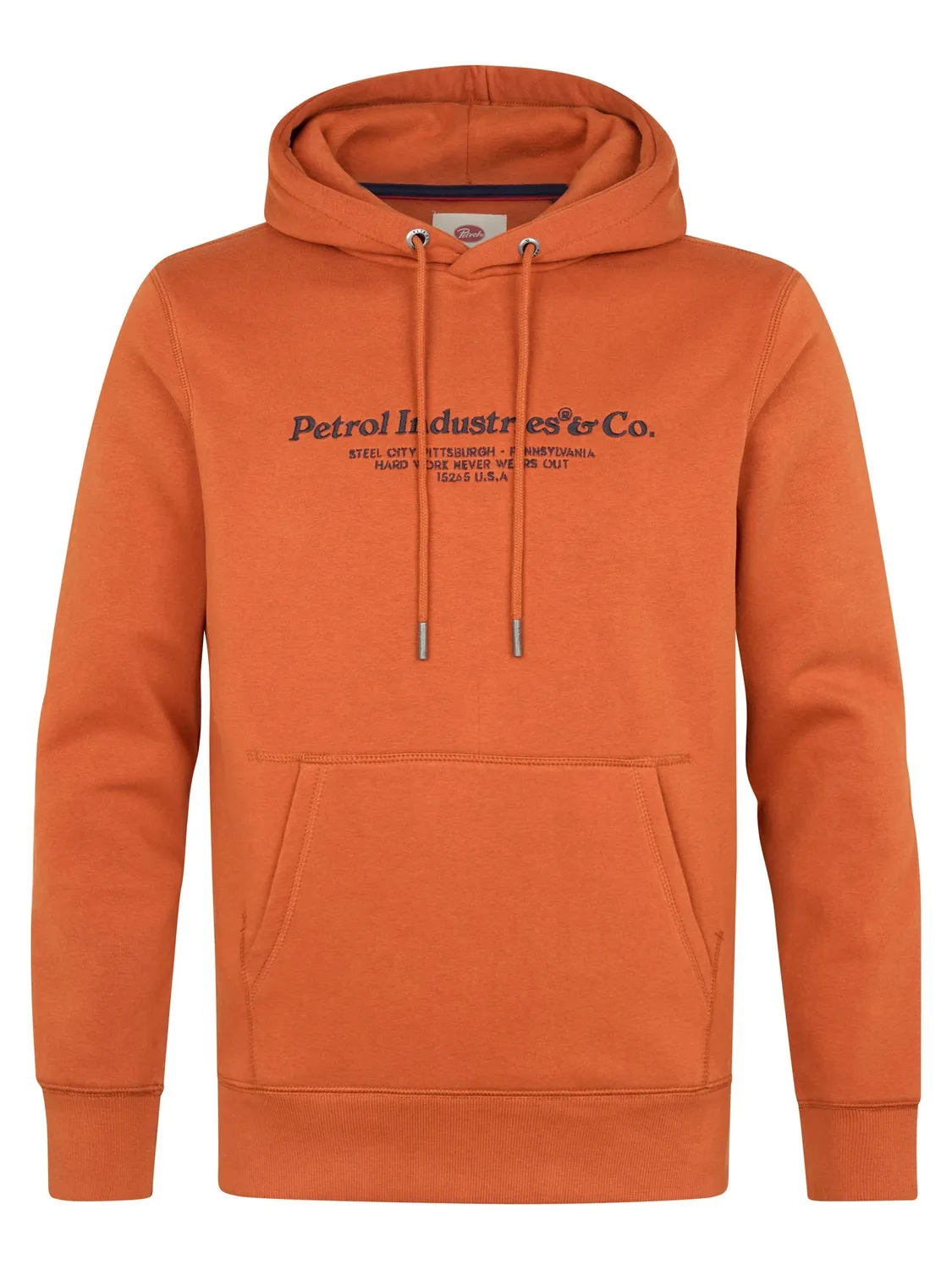 Petrol Industries Cedarwood hoodie print kængurulomme