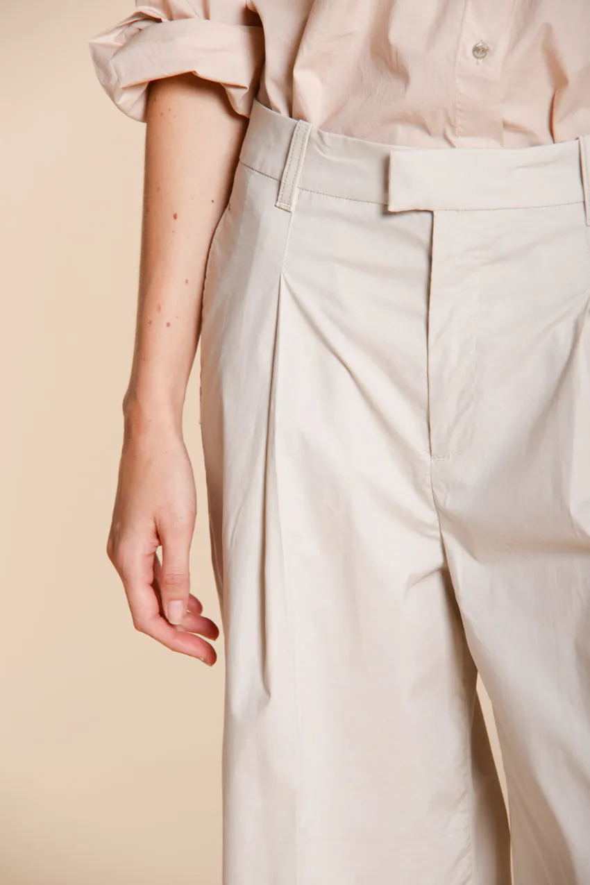 Mason's New York Wide dame chino bukser lysebeige wide leg