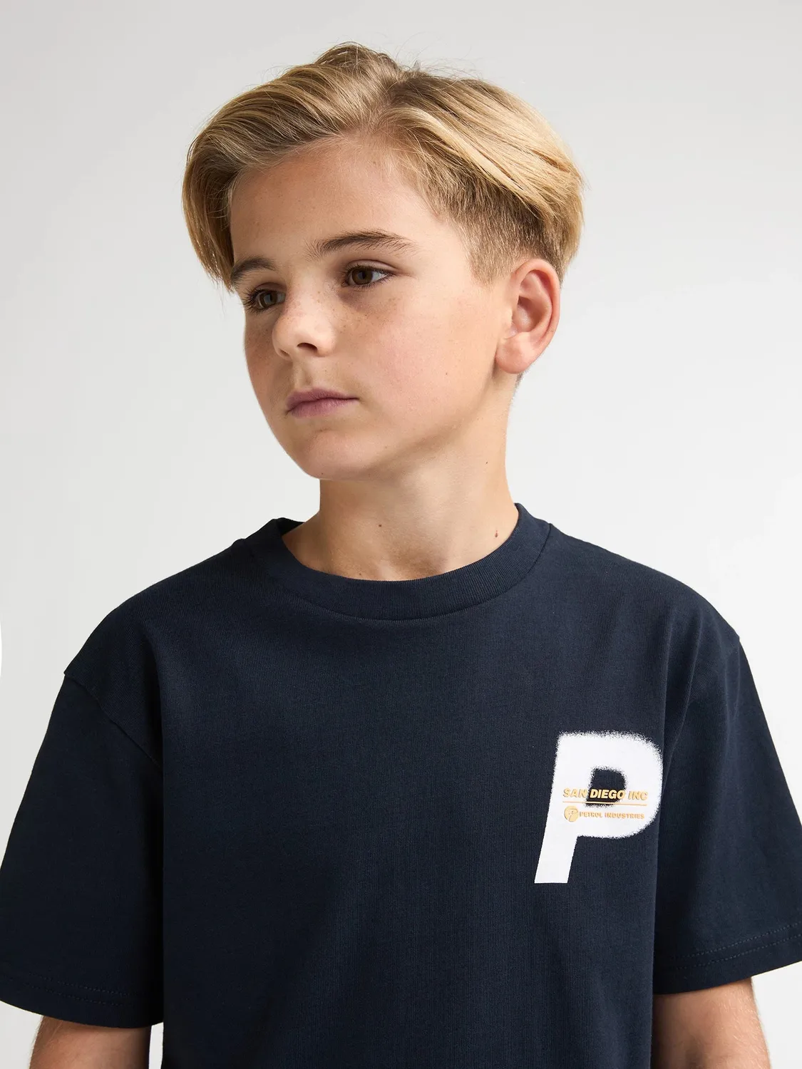 Petrol Industries Bandolera T-shirt drenge navy