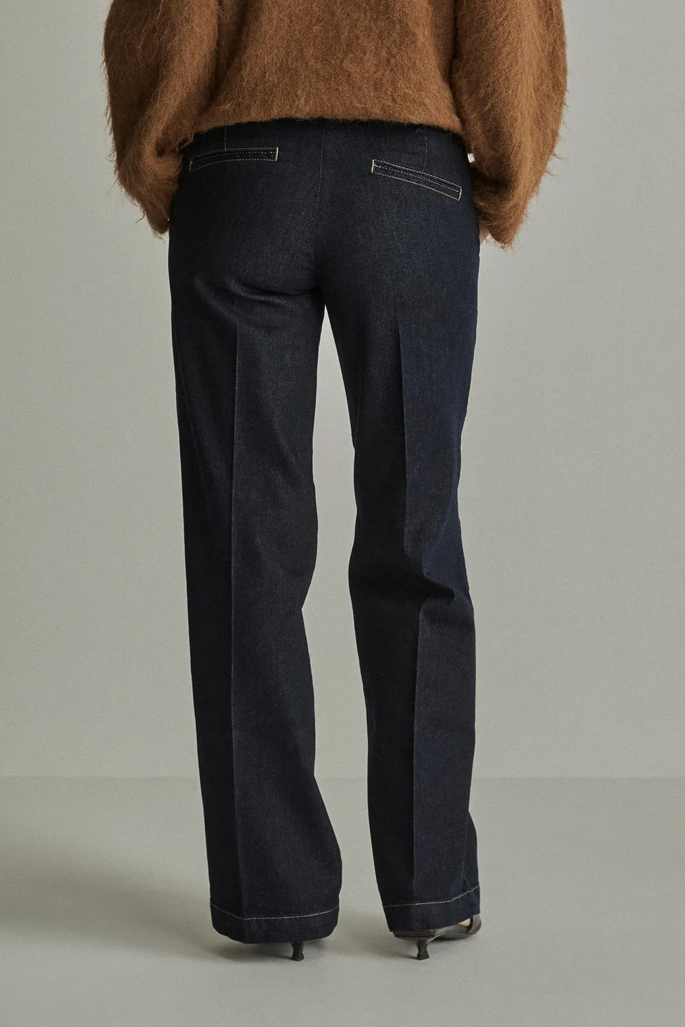Para Mi Mira City jeans indigo - wide høj talje