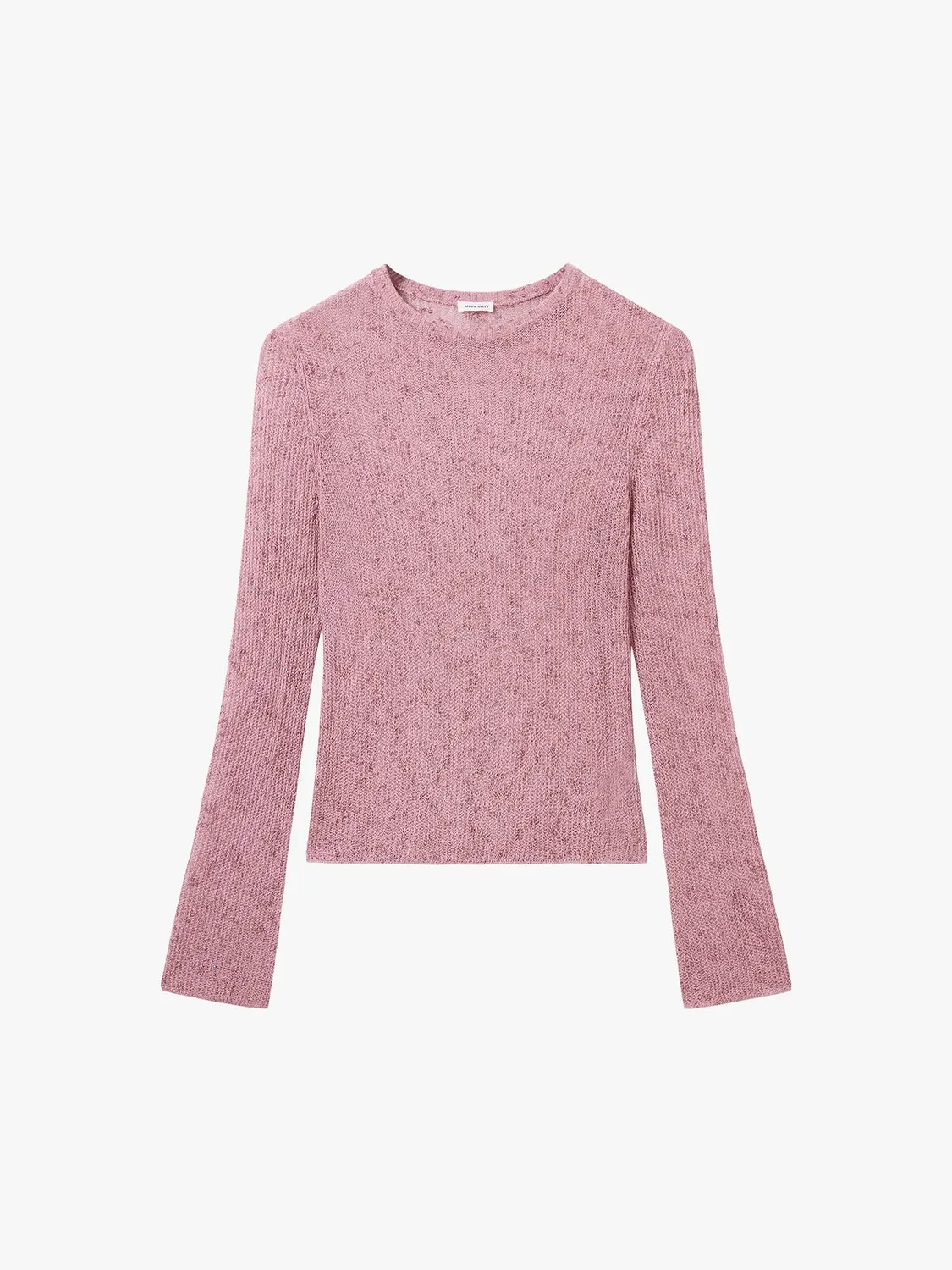 Miss Sixty striktrøje med sløjfe hot pink tætsiddende