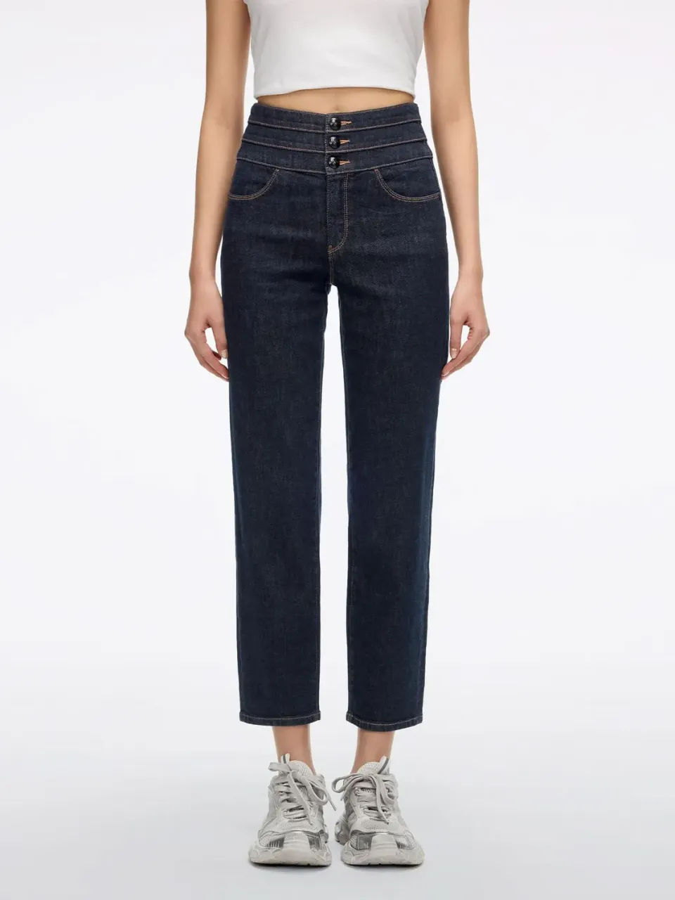 Miss Sixty straight jeans mørkeblå høj talje