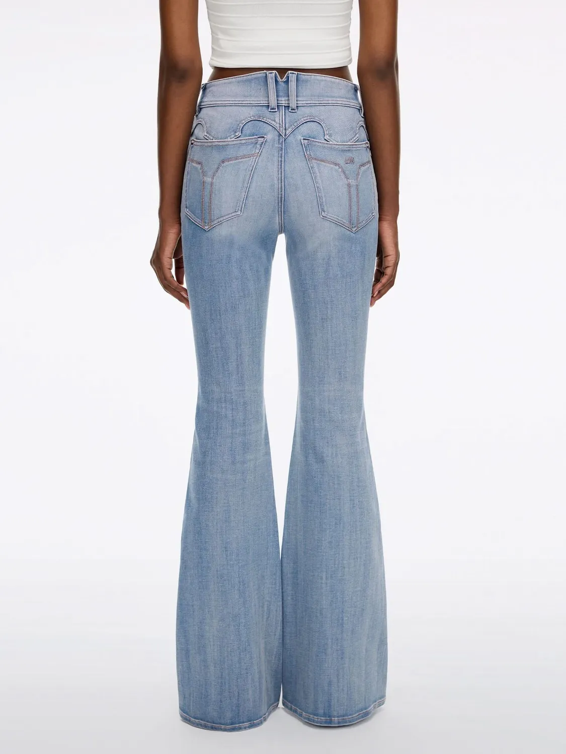 Miss Sixty Bella 6M3JJ2430GF37 flare jeans mellemblå