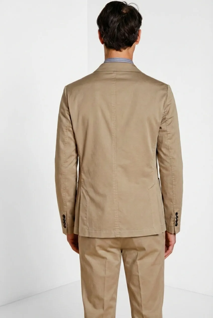 Mason's Da Vinci Travel blazer khaki stretch