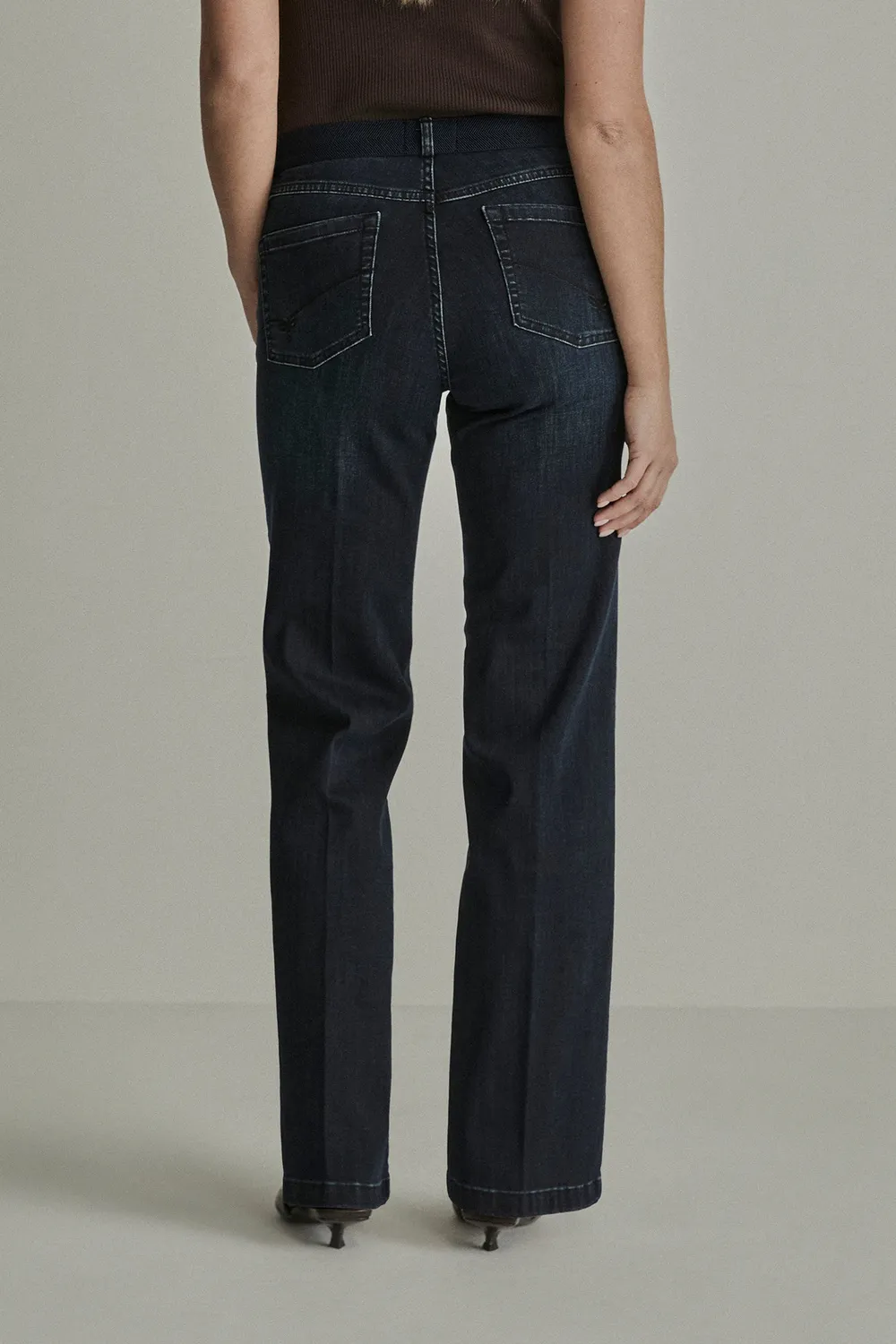 Para Mi Eve Elastic jeans Blue Black lige vide ben