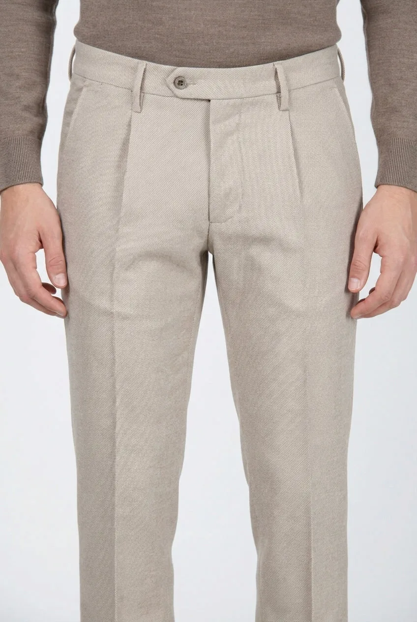 Mason's Torino City chinobukser beige diagonal slim