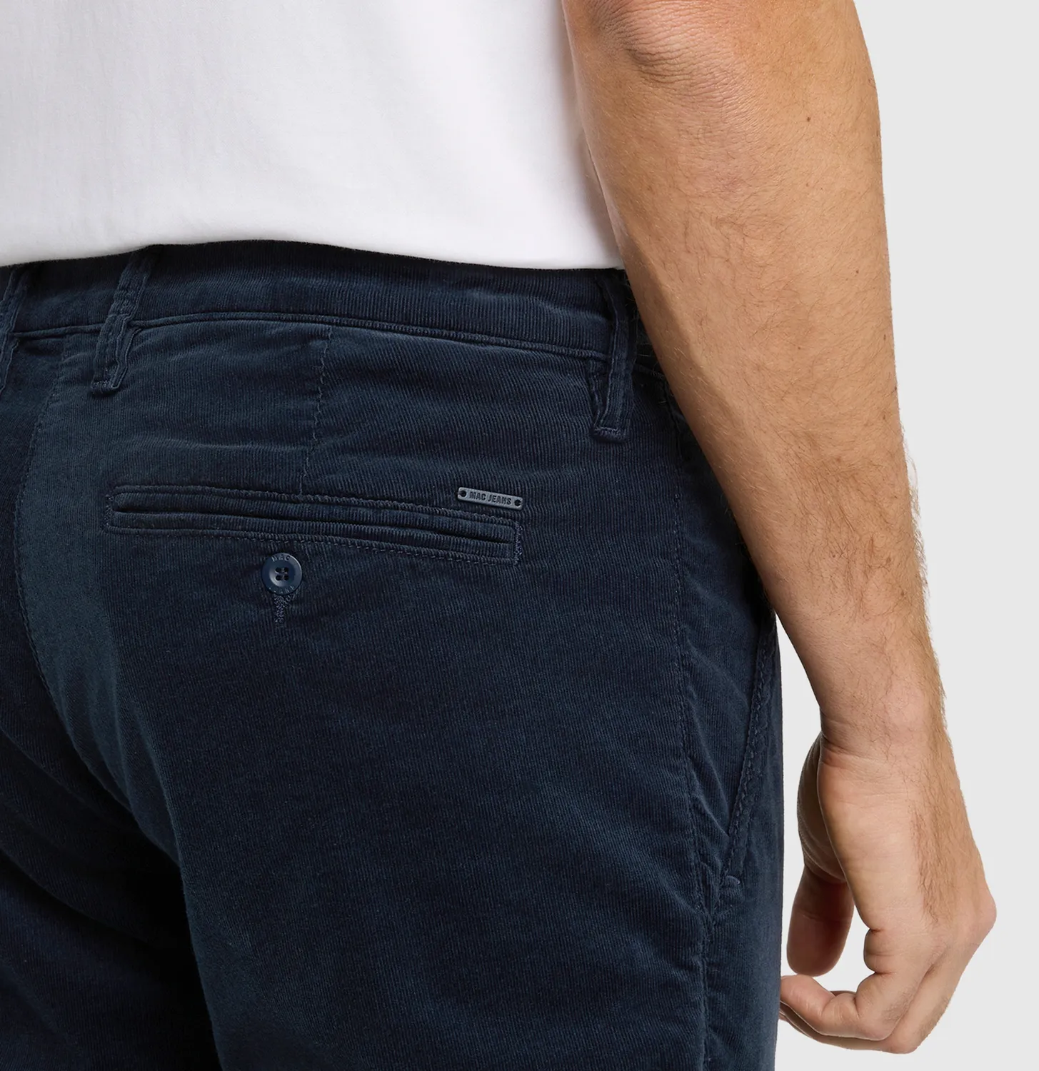 MAC Driver Pants fløjlsbukser mørkeblå regular