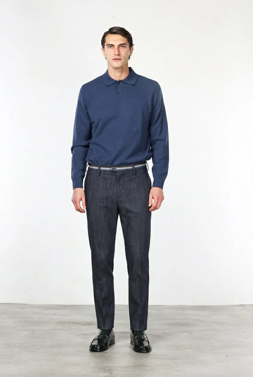 Mason's New York Winter chinobukser navy regular
