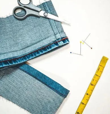 MAC oplægning jeans enkel søm afkortning