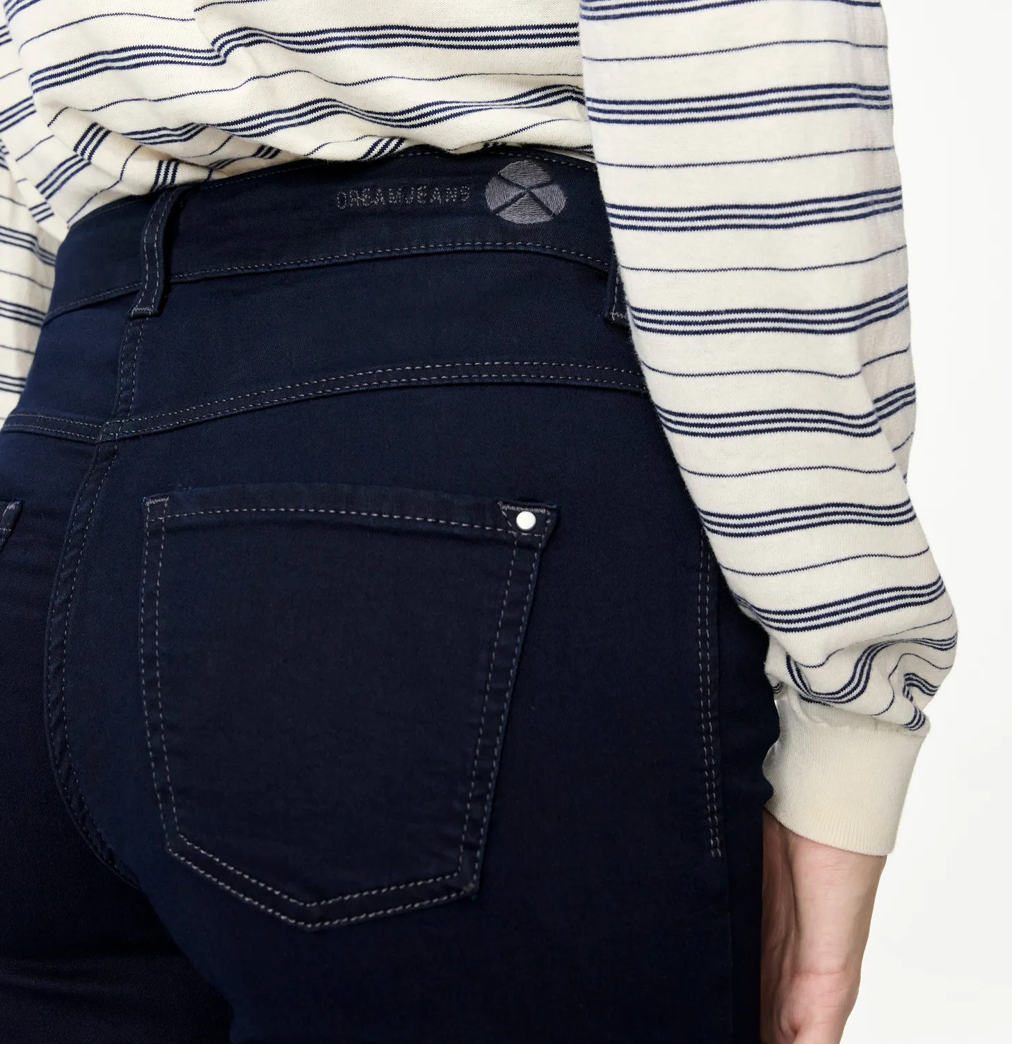 MAC Dream 5401-90-0355L jeans mørkeblå straight