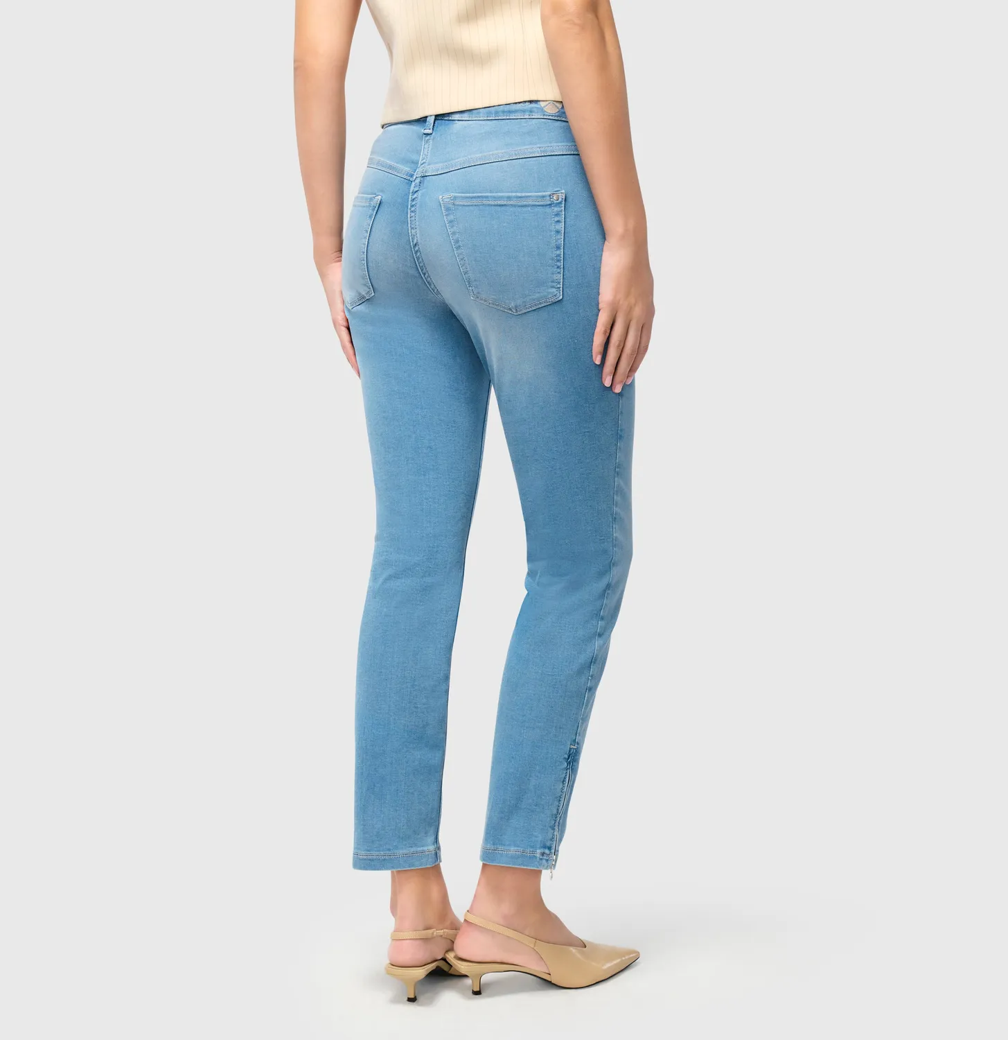 MAC Dream Chic 5471 jeans mellemblå slim fit
