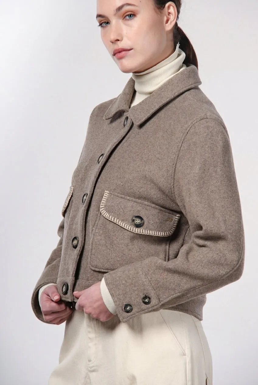 Mason's Odette uldjakke beige dame uld