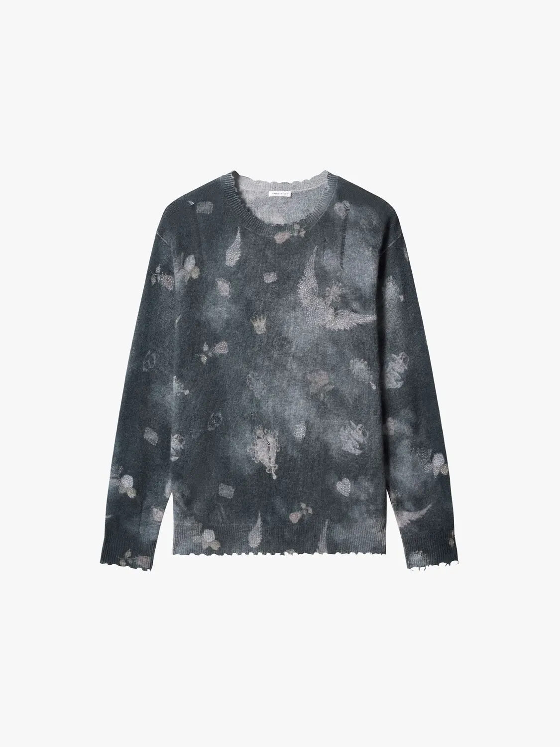 Miss Sixty Cashmere striktrøje black fog rhinsten