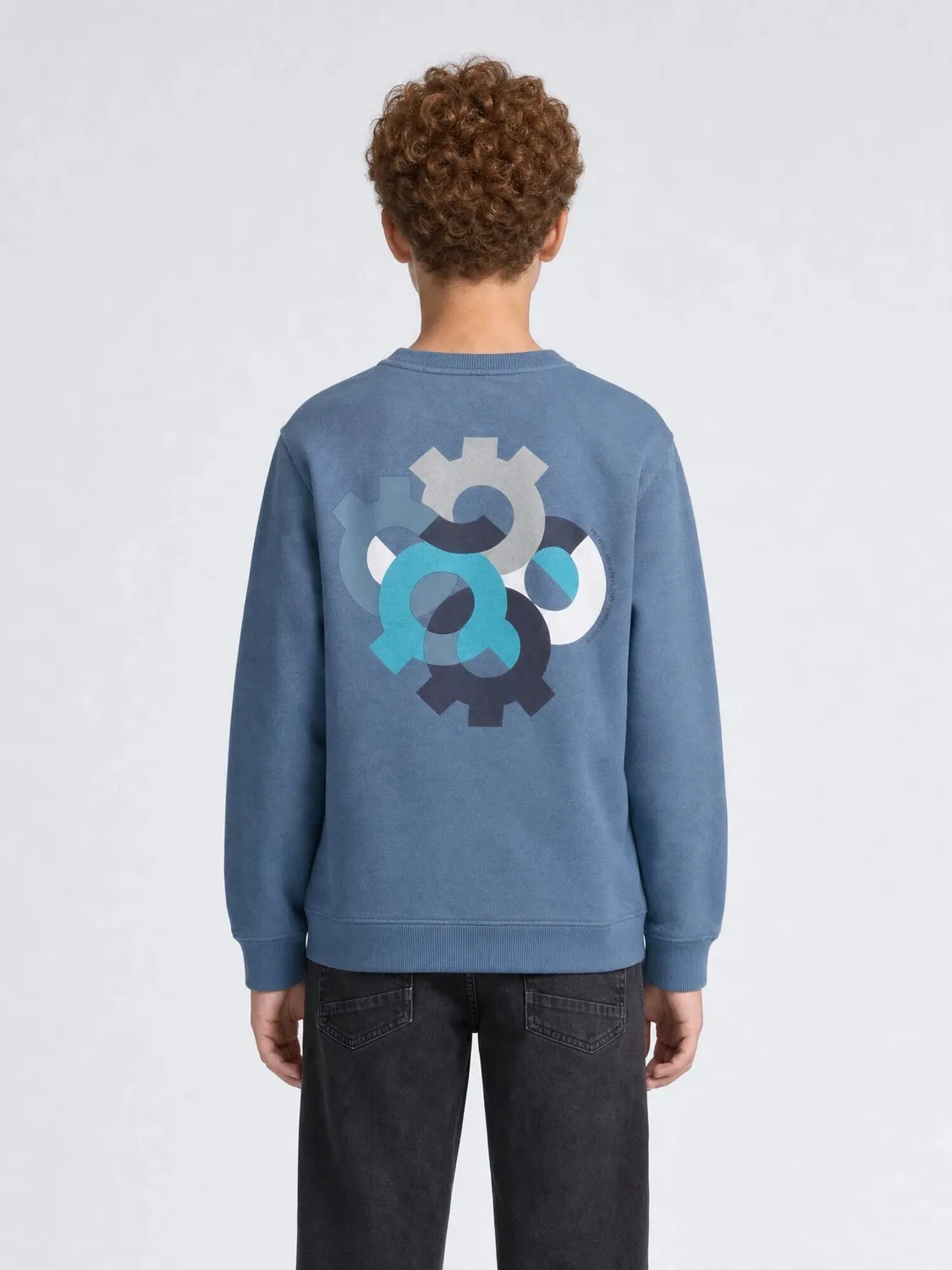 Petrol Industries Ironbrook sweater Storm Blue relaxed