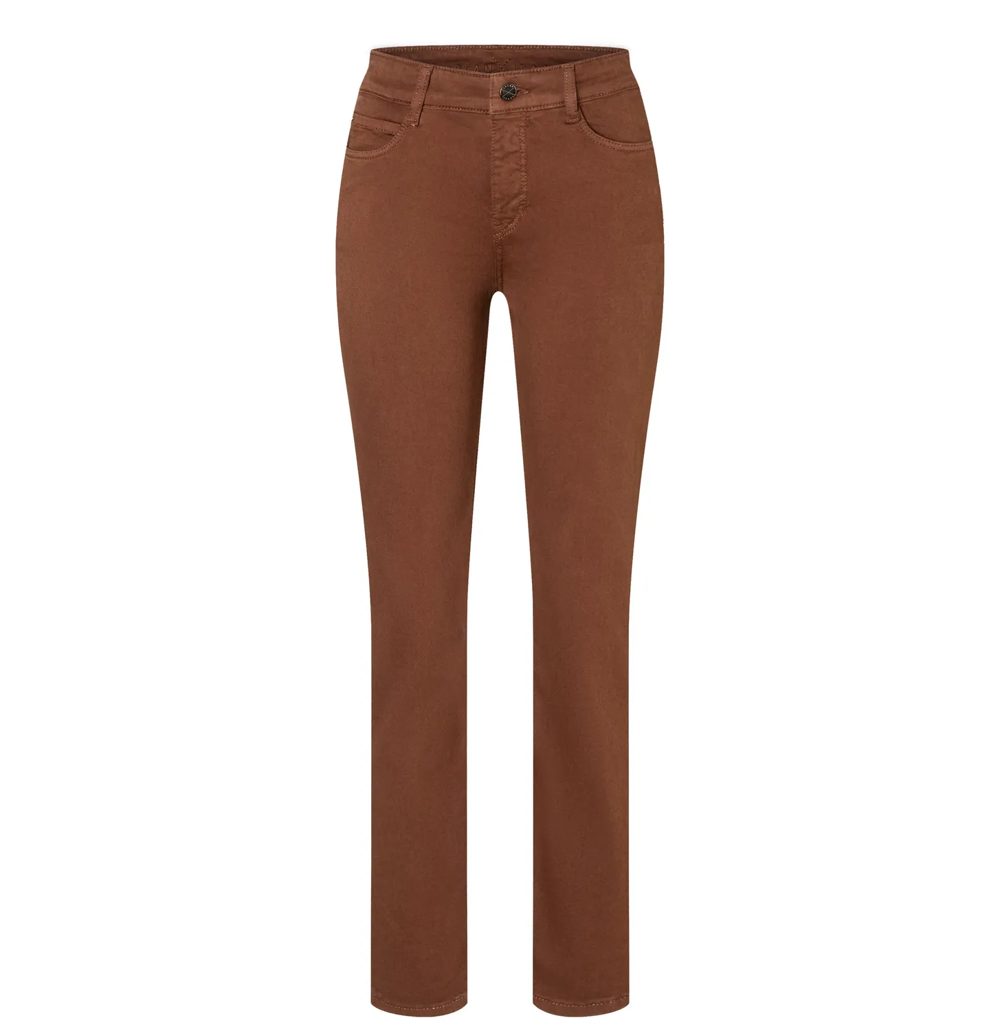 MAC Dream straight damejeans brun hyperstretch