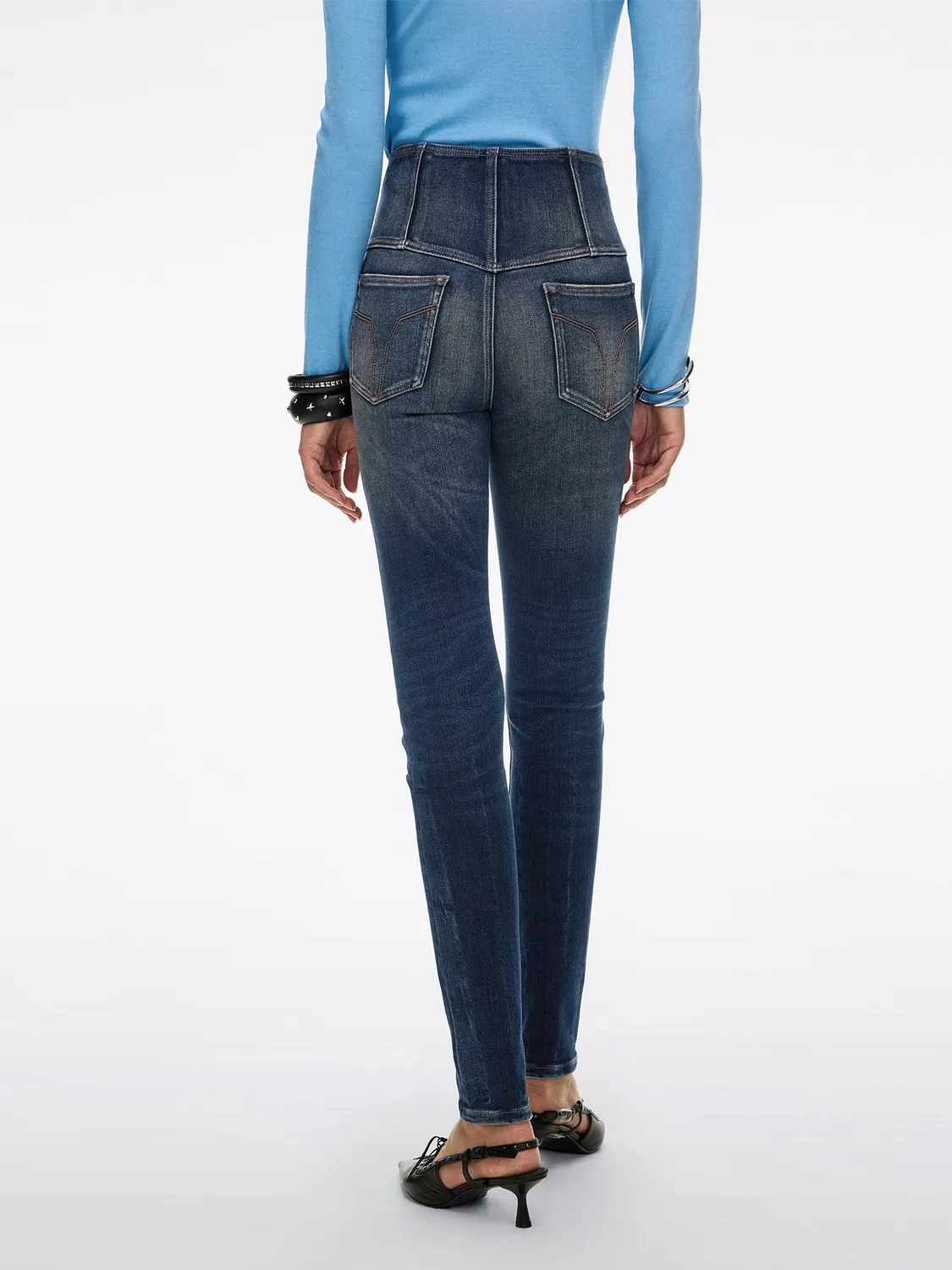 Miss Sixty Glenda MS1 skinny jeans mellemblå