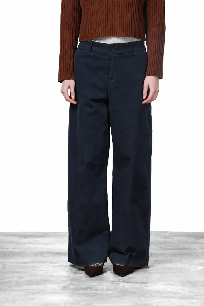 Mason's New York Wide chino bukser mørkeblå