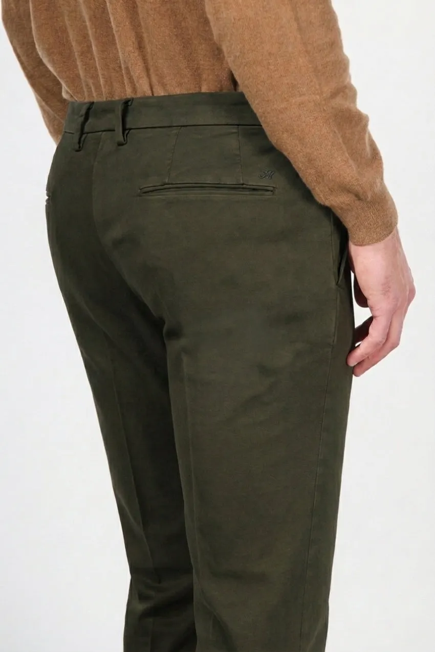 Mason's Torino Flex chino bukser skovgrøn slim fit