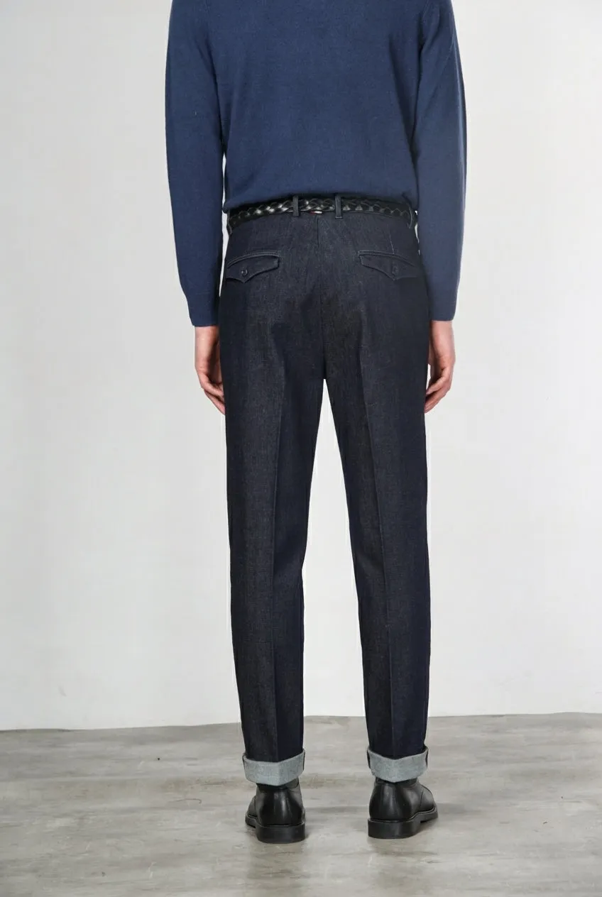 Mason's Il Chinos chinos navy relaxed stretchdenim