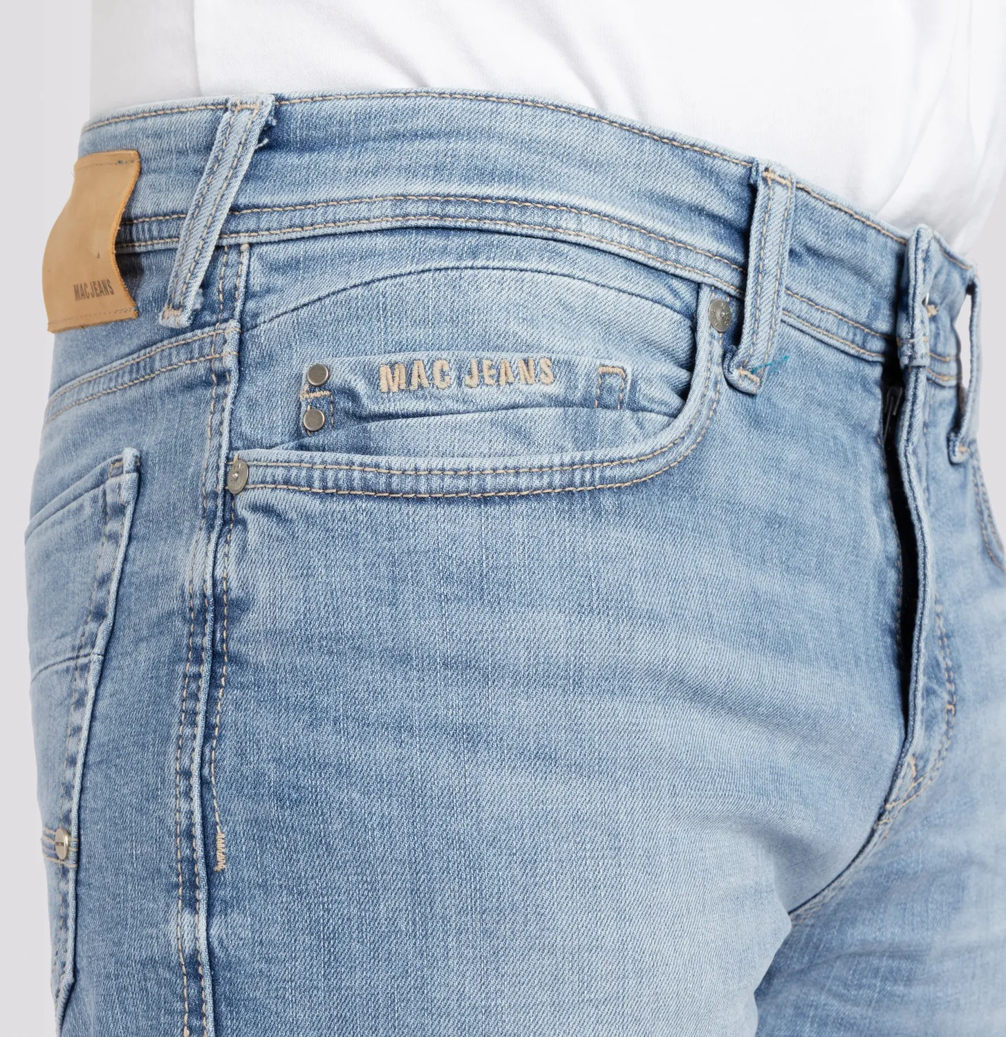 MAC Ben regular fit jeans mellemblå stretch
