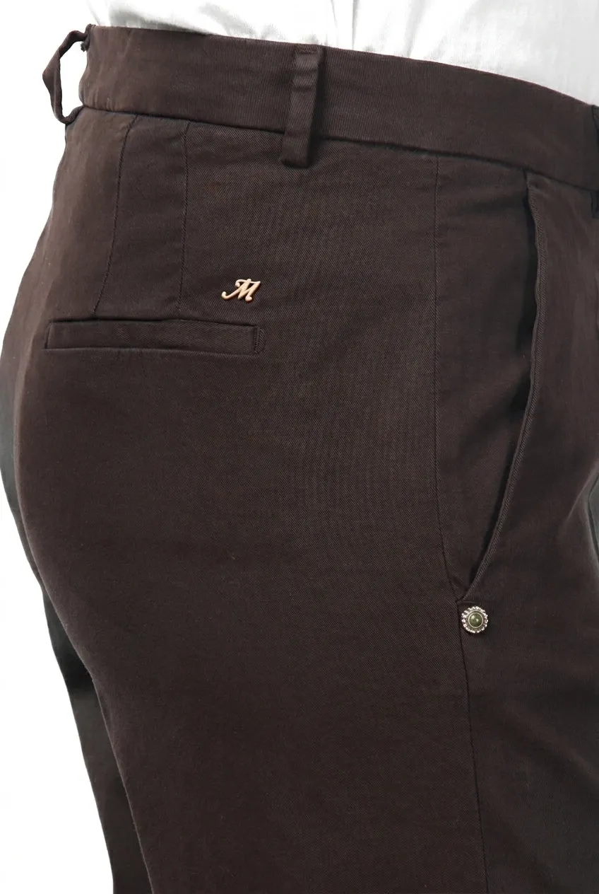 Mason's New York Carrot chino brun satin carrot