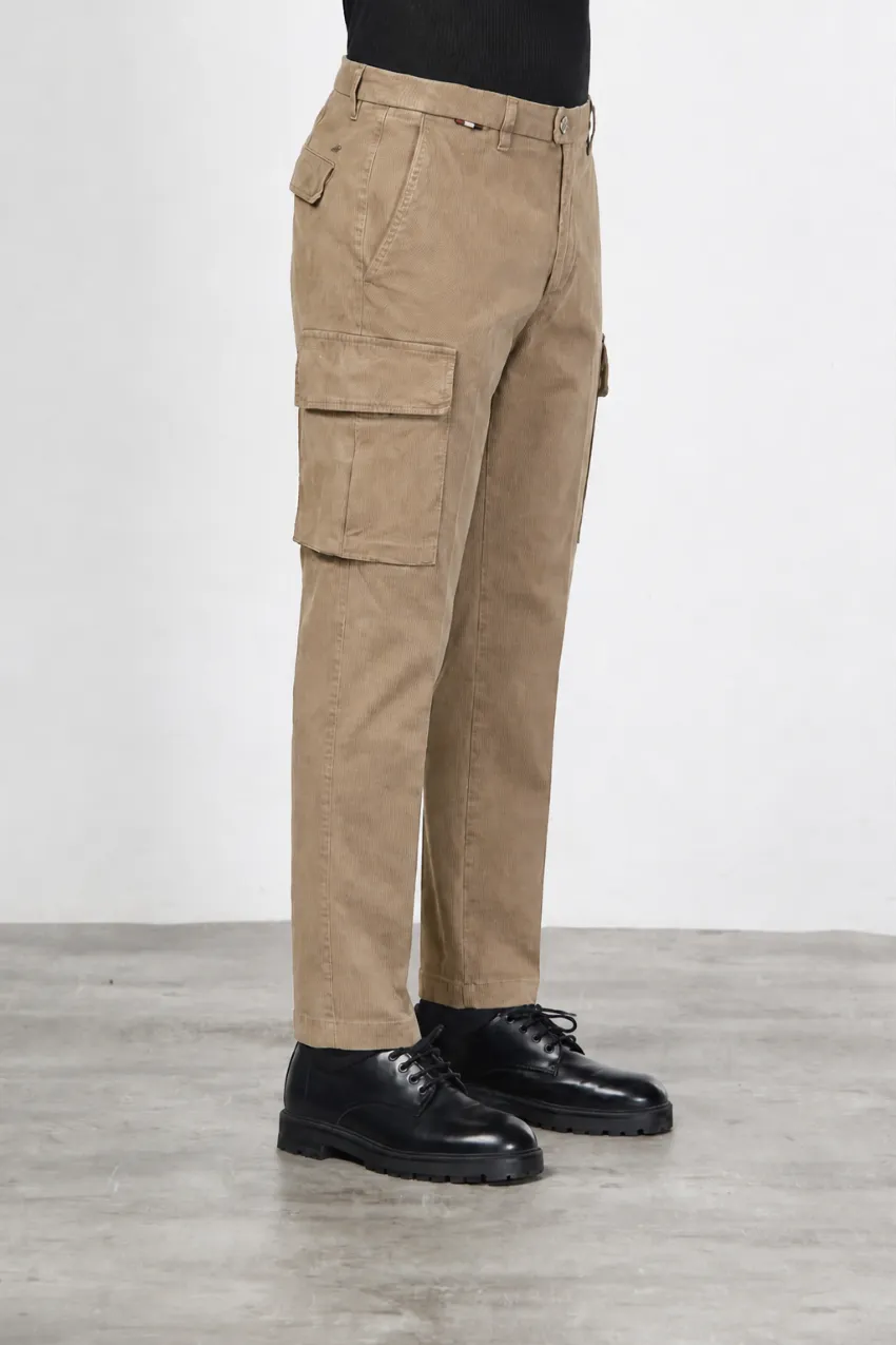 Mason's Chile Carrot cargobukser mørk beige gabardine