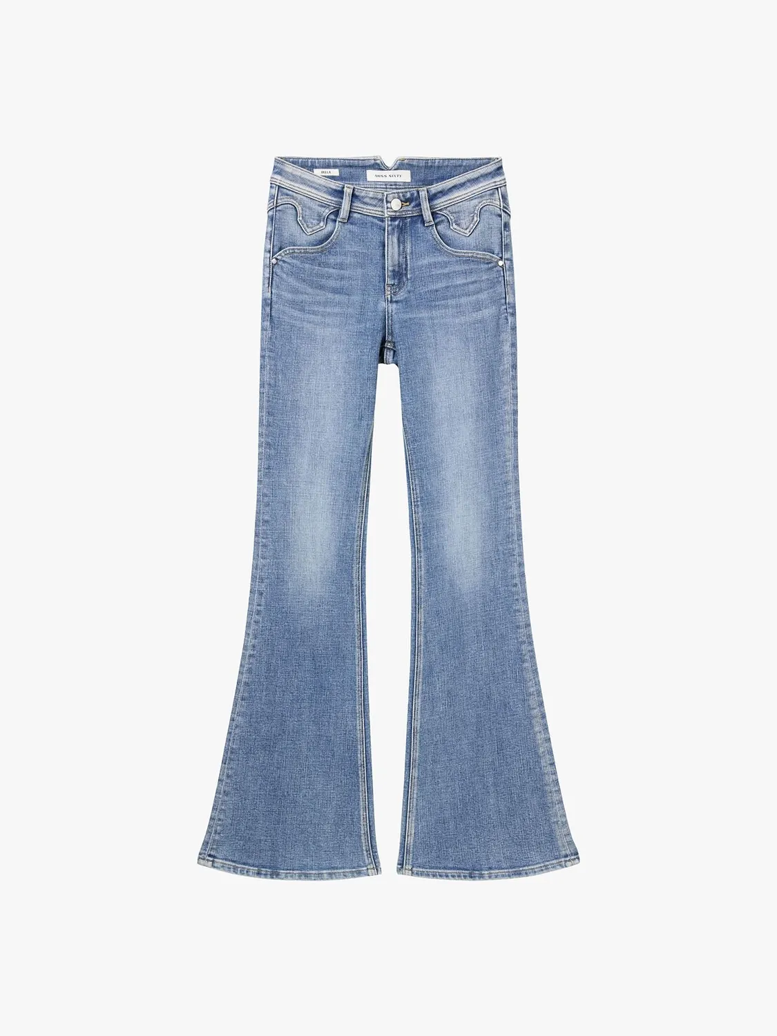Miss Sixty Bella flare jeans middle blue stretch