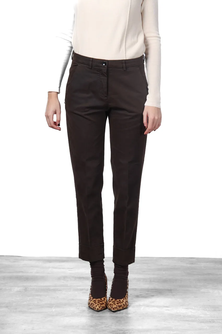 Mason's New York Carrot chino brun satin carrot