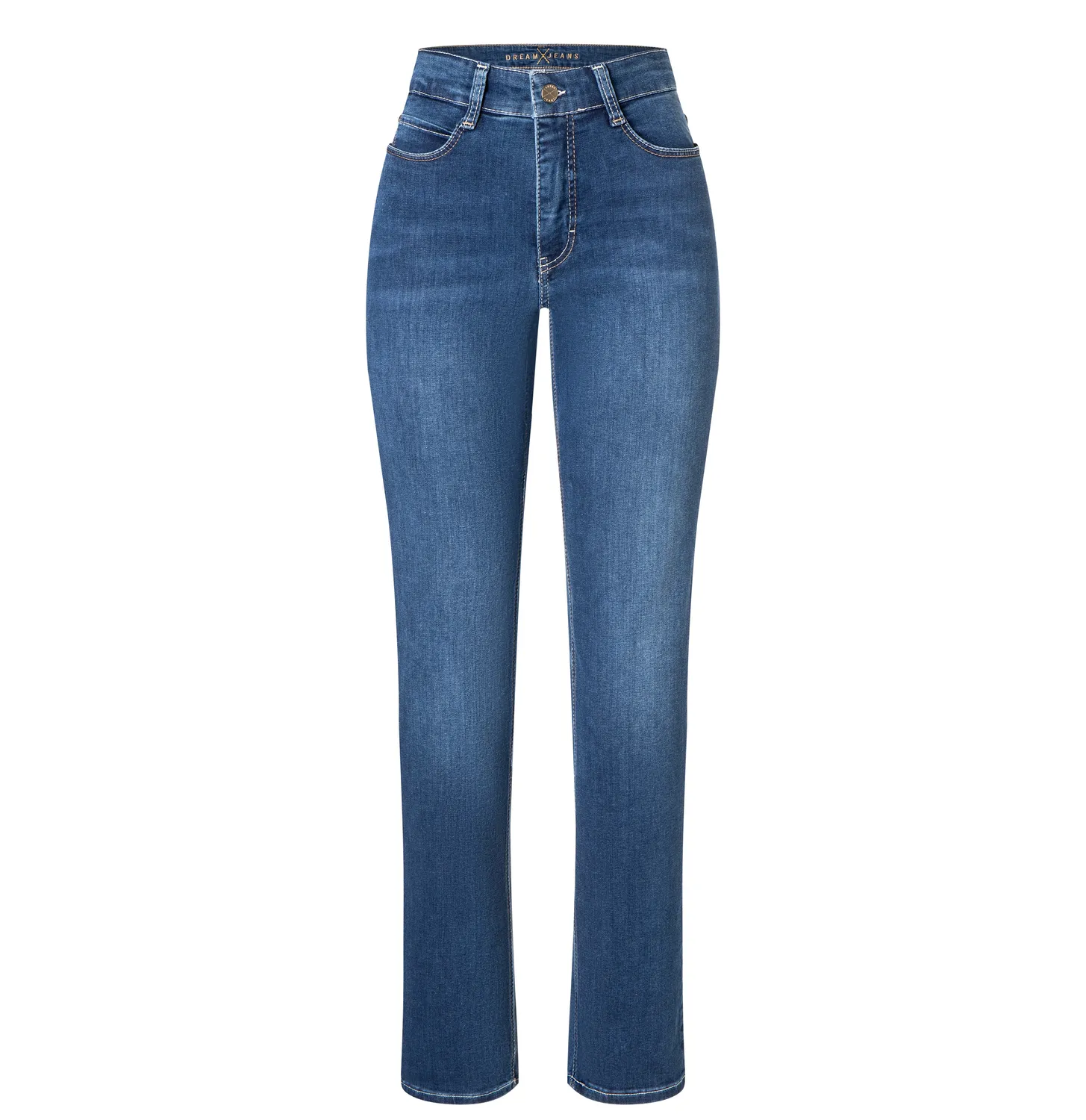 MAC Dream 5401-90-0355L jeans mellemblå straight