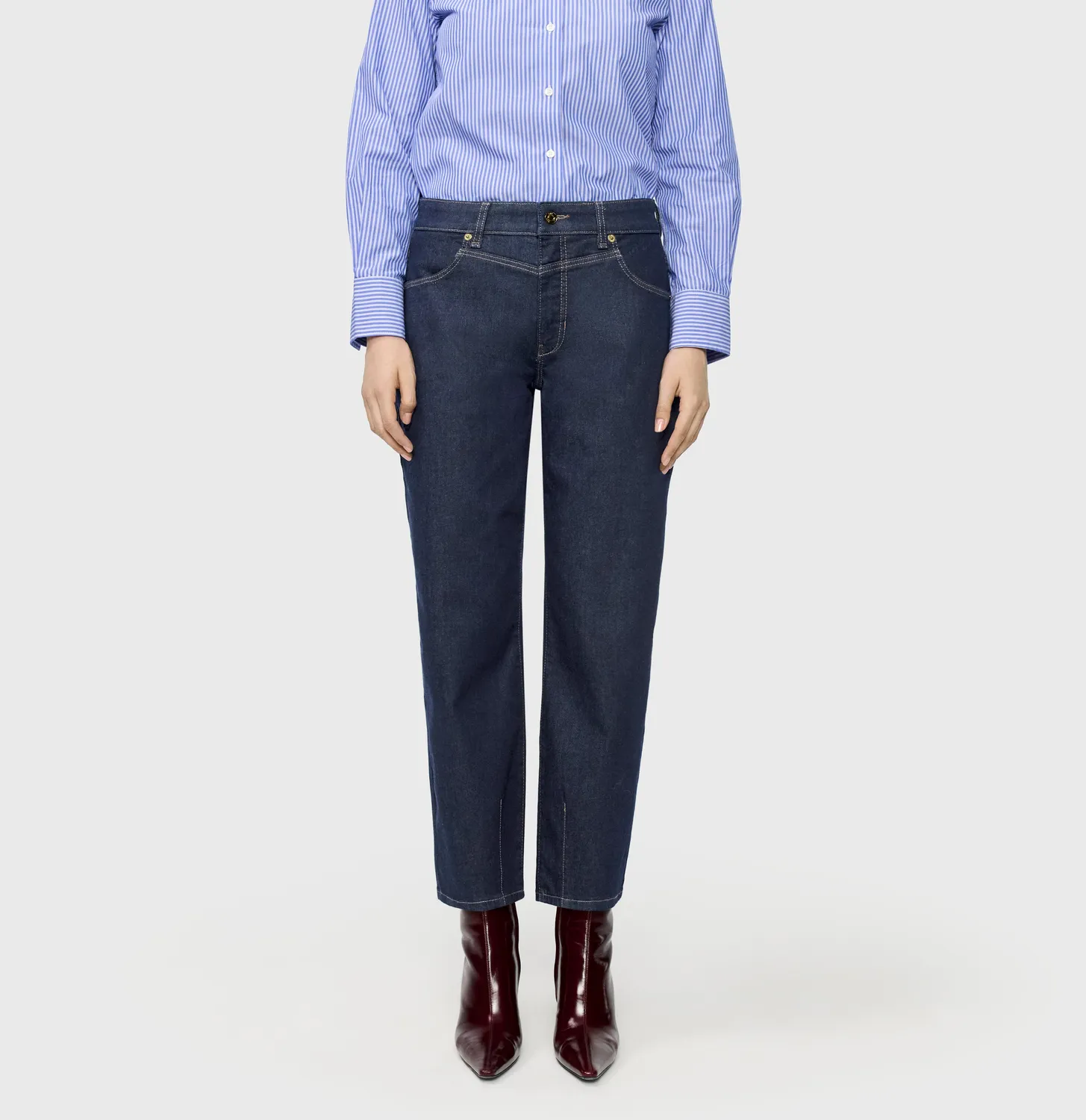 MAC Bobbie 3122 jeans mørkeblå relaxed barrel fit
