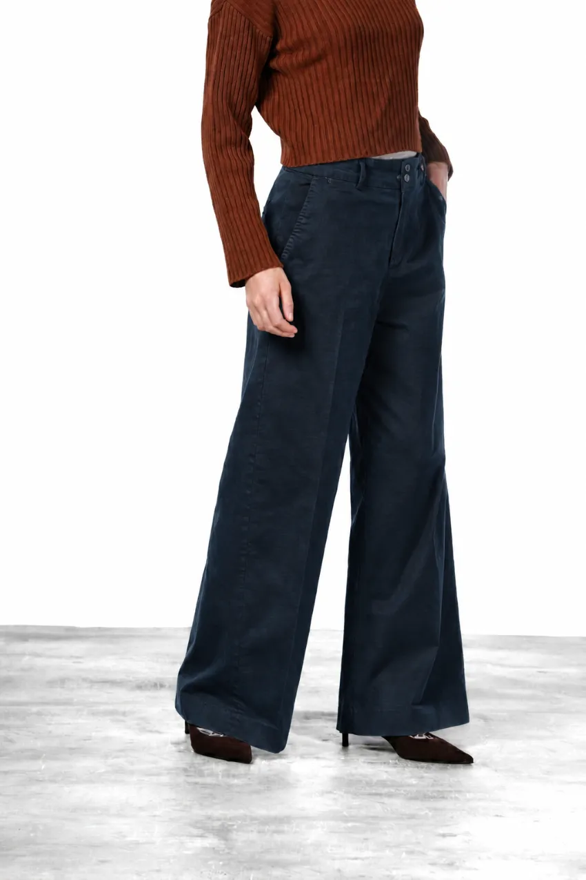 Mason's New York Wide chino bukser mørkeblå