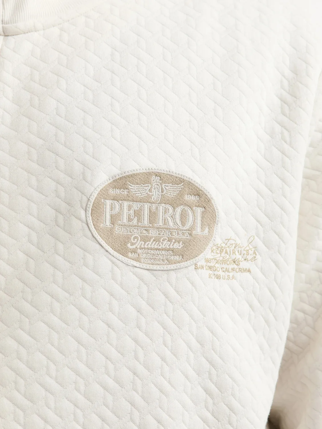 Petrol Industries Kilómetro sweatjakke herre plus size