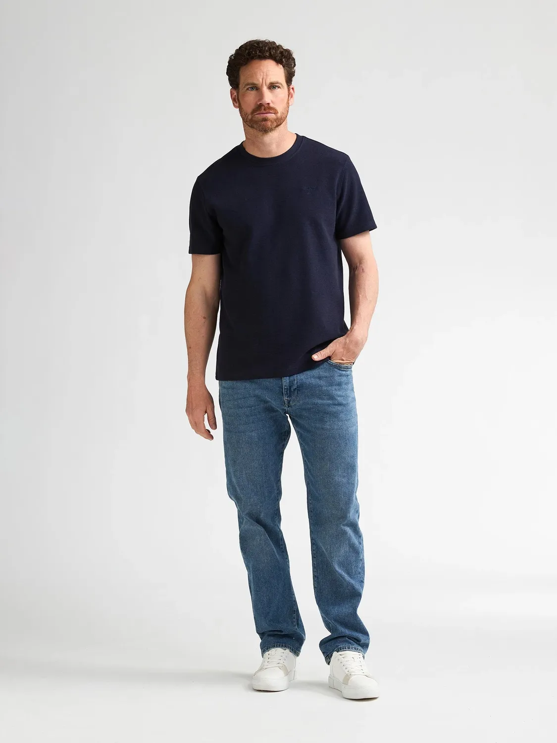 Petrol Industries Yates t-shirt struktur bomuldsmix