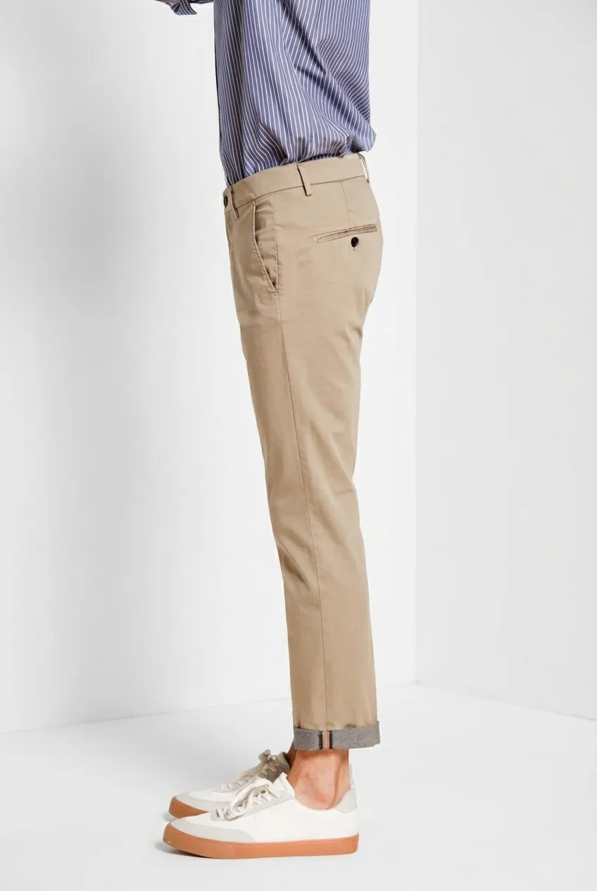 Mason's Torino Travel chinobukser kaki slim fit stretch